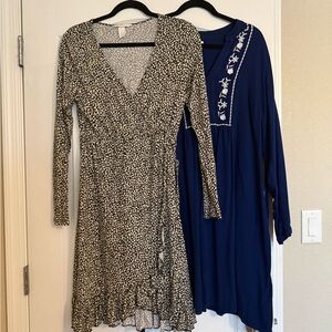 Maternity 2 Dress Bundle H&M Mama, Old Navy Maternity | various sizes